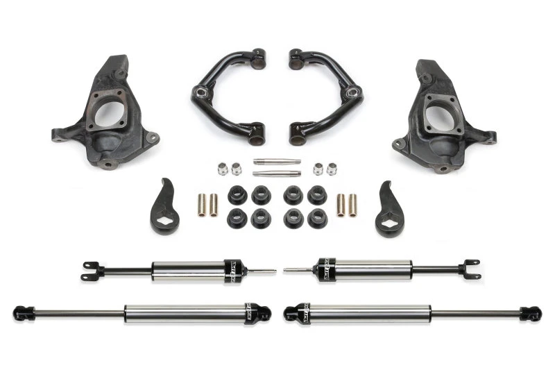 Fabtech 11-19 GM C/K2500HD/3500HD 4-Zoll-Ultimat-System mit Uniball UCA & DL Shocks
