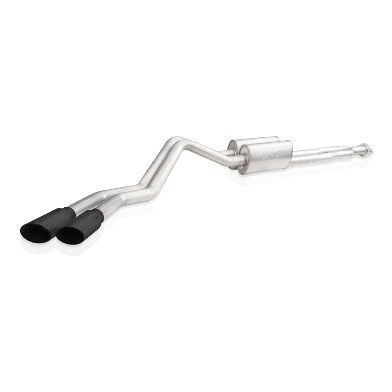 Stainless Works 2020-21 Silverado HD 6.6L Redline Catback Schwarze Endrohre