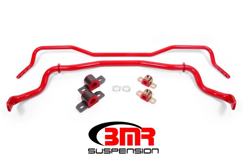 BMR 15-17 S550 Mustang Vorder- und Hinterachse Querstabilisator-Kit mit Buchsen - Rot