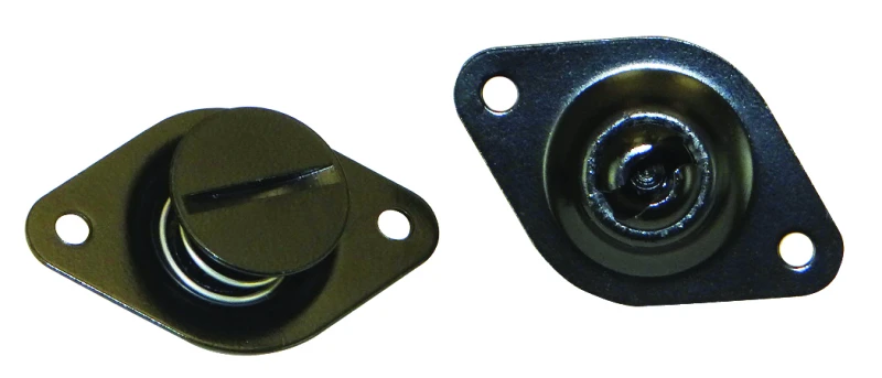 Moroso Quick Fastener Selbstlösend 7/16in x 0,500in Stahl Schwarz 10er Pack