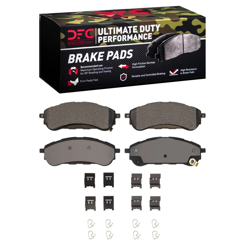 DFC 19-23 Ford Ranger (USA/Canada) Rear Ultimate Duty Performance Brake Pads and Hardware Kit
