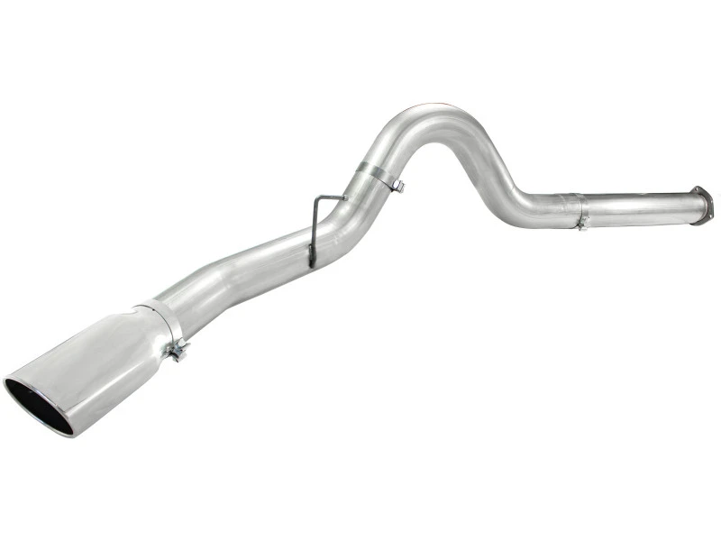 aFe Atlas 5 Zoll DPF-Back Aluminized Stahl Auspuff Sys, Ford Diesel LKW 11-14 v8-6.7L (td) Polierter Tipp