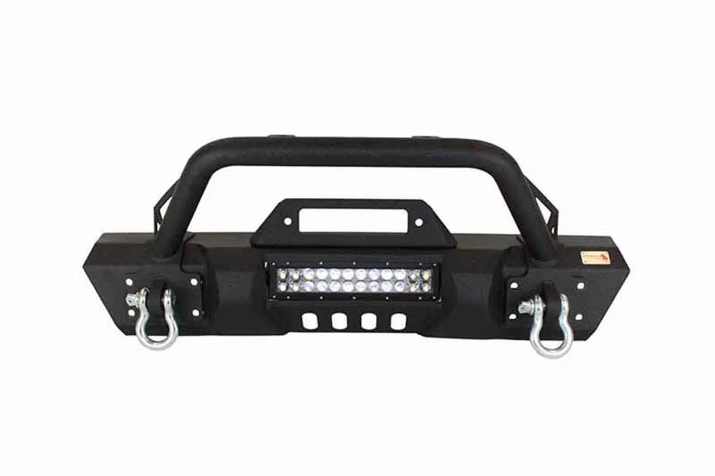Fishbone Offroad Front Stubby Winch Bumper mit Rohrschutz