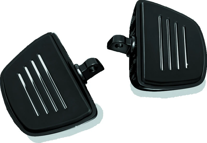 Kuryakyn Premium Mini Boards mit männlichen Montageadaptern in Schwarz