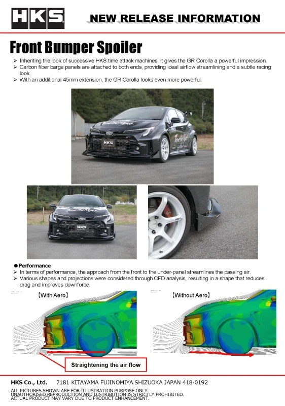 HKS Body Kit TYPE-S GR COROLLA Side Skirt