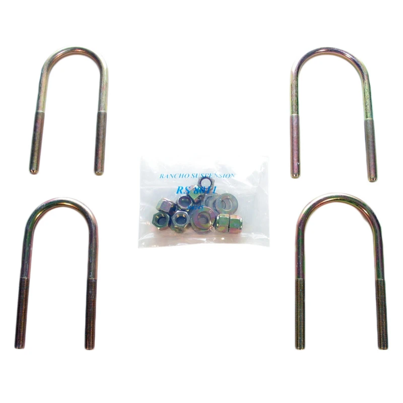 Rancho Front U-Bolt Kit für 1987–1995 Jeep Wrangler