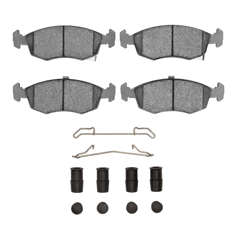 DFC 12-19 Fiat 500 (USA/Canada) Front Euro 5000 Ceramic Brake Pads and Hardware Kit