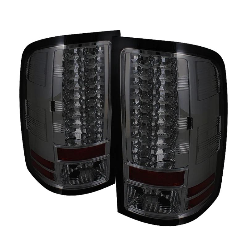 spyder_5014962-6794c8900eedb Spyder GMC Sierra 07-13 (Not fit 3500 Dually 4 Rear Wheels)LED Tail Lights Smoke ALT-YD-GS07-LED-SM