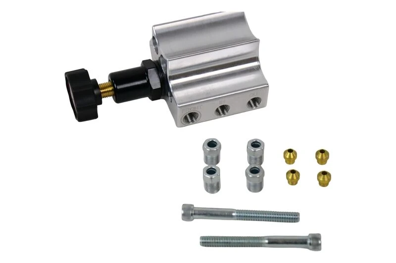 Baer Brakes Remaster Adjustable Left Port Proportioning Valve - Polished