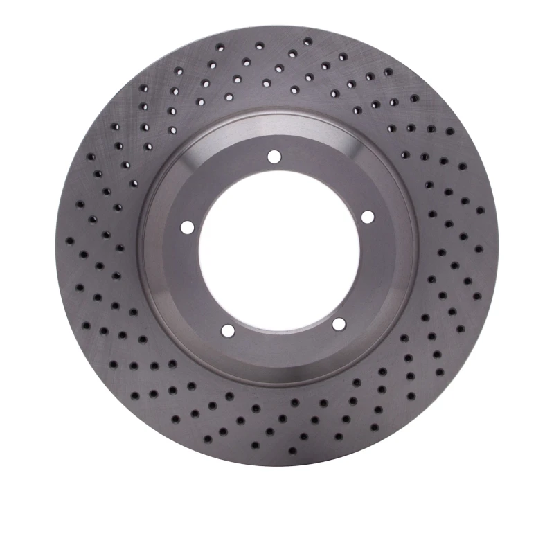 DFC 82-89 Porsche 911 Left Front Drilled Brake Rotor