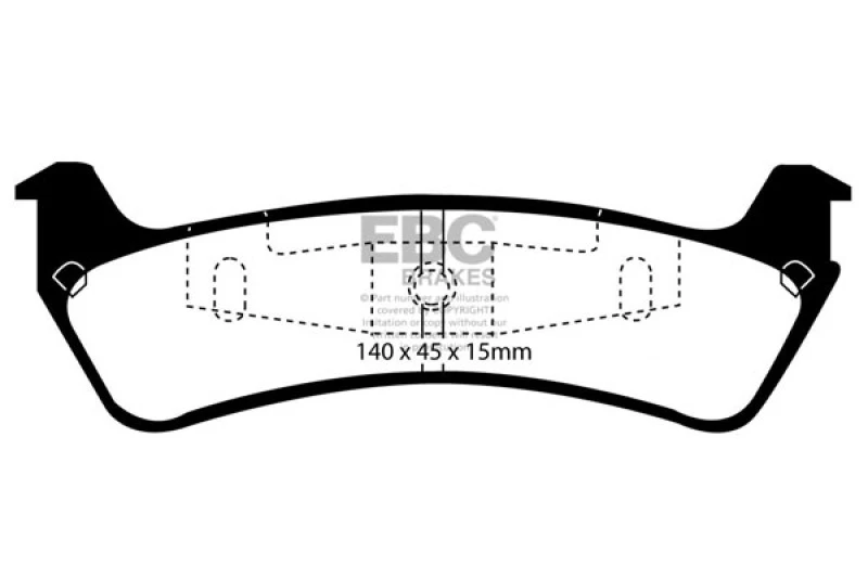 ebc_DP61201-67931fde64e0b EBC 95-01 Ford Explorer 4.0 2WD Yellowstuff Rear Brake Pads