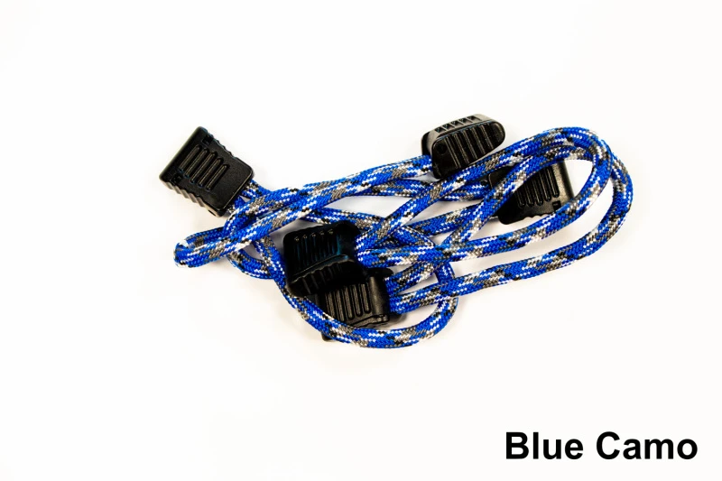 Fishbone Offroad Paracord Zipper Pulls 5 Pcs Blue Camo