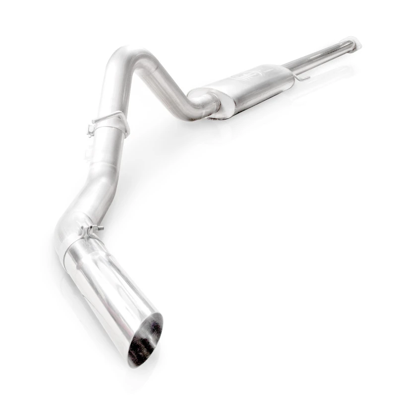Stainless Works 2015-16 Ford F-150 2,7L/3,5L 3,5 Zoll Catback-Kammer-Schalldämpfer-Factory-Verbindung