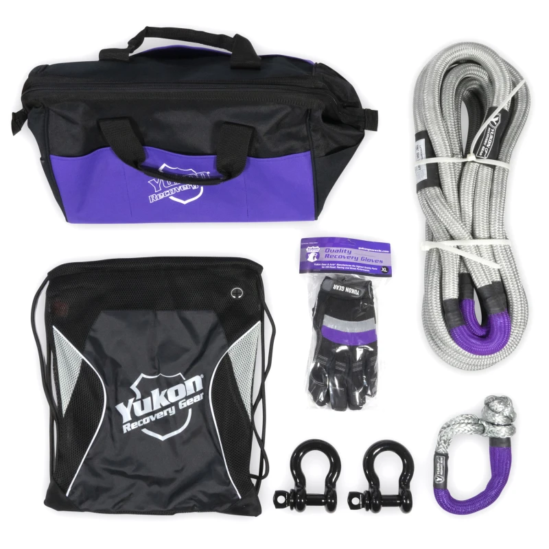 Yukon Recovery Gear Kit mit 7/8 Zoll kinetischem Seil