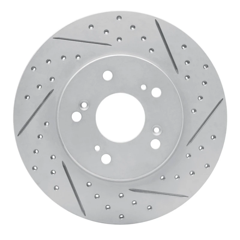 DFC 91-96 Acura Nsx Rear Right Drilled & Slotted Geoperformance Rotor