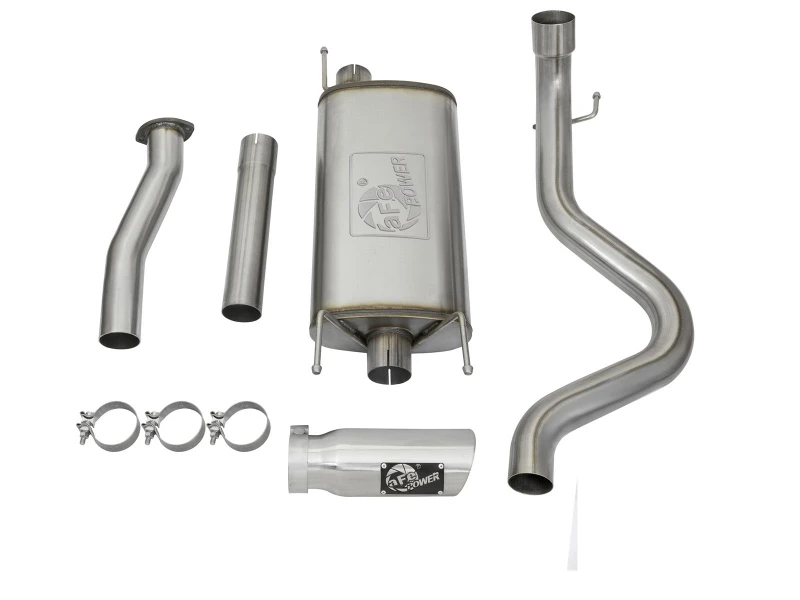 aFe MACHForce XP Kat-Back-SS-Abgasanlage mit polierten Endrohren 16 Toyota Tacoma V6-3.5L
