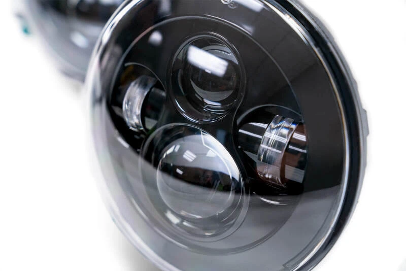 DV8 Offroad 07-18 Jeep Wrangler JK LED Projector Headlights w/ Angel Eyes