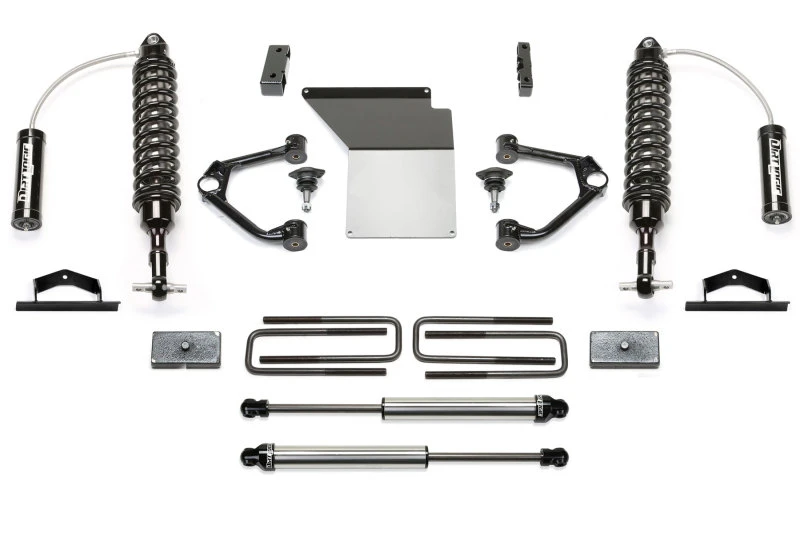 Fabtech 07-18 GM K1500 mit OE Forged UCA 3,5 Zoll UCA System mit DL 2,5 Resi Coilovers & Rear DL Shocks