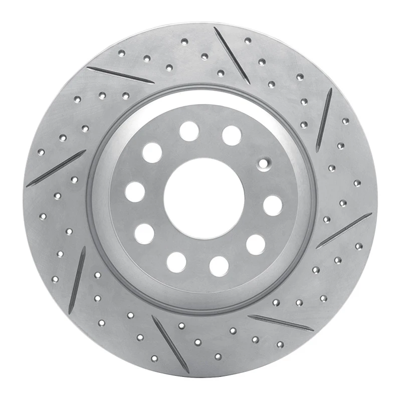 DFC 16-25 Audi Q3 Rear Right Drilled & Slotted Geoperformance Rotor