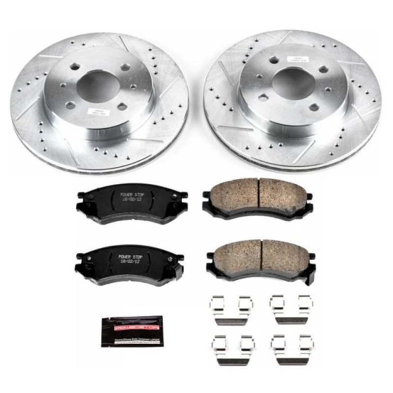 powerstop_K1515-679458453d507 Power Stop 91-92 Saturn SC Front Z23 Evolution Sport Brake Kit