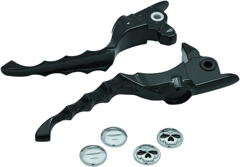 Kuryakyn Zombie Lever Set 17-Up Touring Gloss Black