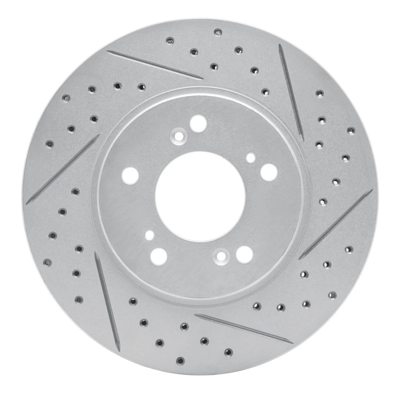 DFC 91-96 Acura Nsx Front Right Drilled & Slotted Geoperformance Rotor