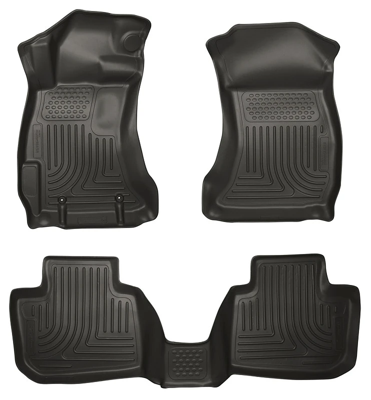 Husky Liners WeatherBeater Front & 2nd Seat Black Floor Liners for 13 Subaru Legacy/Outback