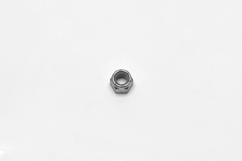 Wilwood nut 1/2-13 hex nylock bright zinc
