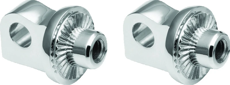 Kuryakyn Adjustable Stop Splined Peg Adapter Chrome