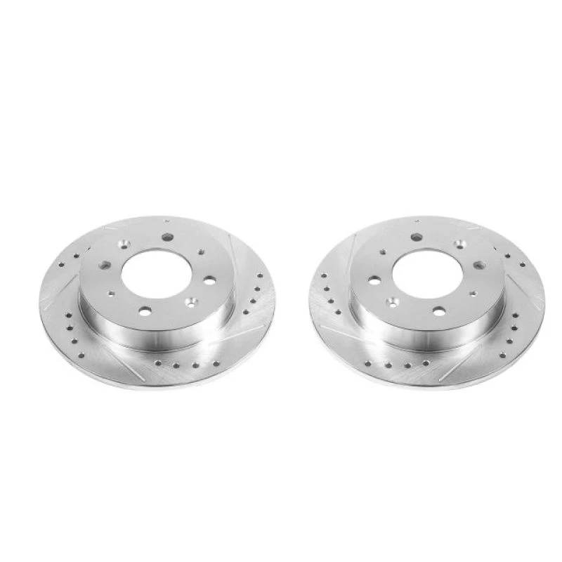 powerstop_JBR1516XPR-67944f6e4a640 Power Stop 04-09 Kia Spectra Rear Evolution Drilled & Slotted Rotors - Pair