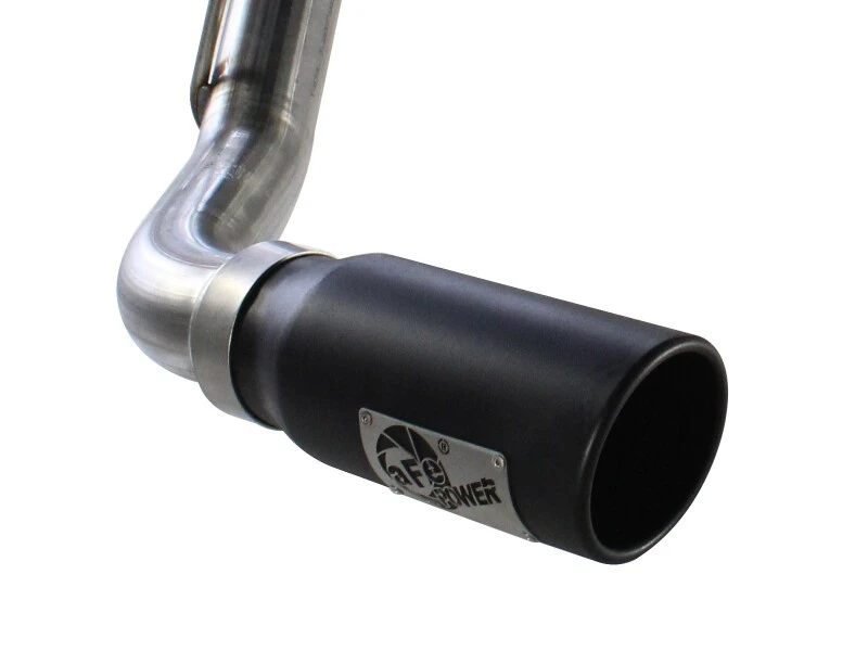 aFe MACHForce XP Auspuff CB, GM Silverado/Sierra 1500 2014 V*-5.3/6.2L Schwarze Spitze