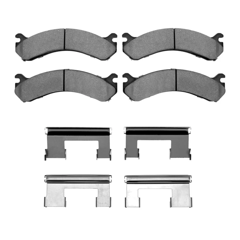 DFC 01-10 Chevrolet Silverado 3500 HD Rear 5000 Advanced Ceramic Brake Pads and Hardware Kit
