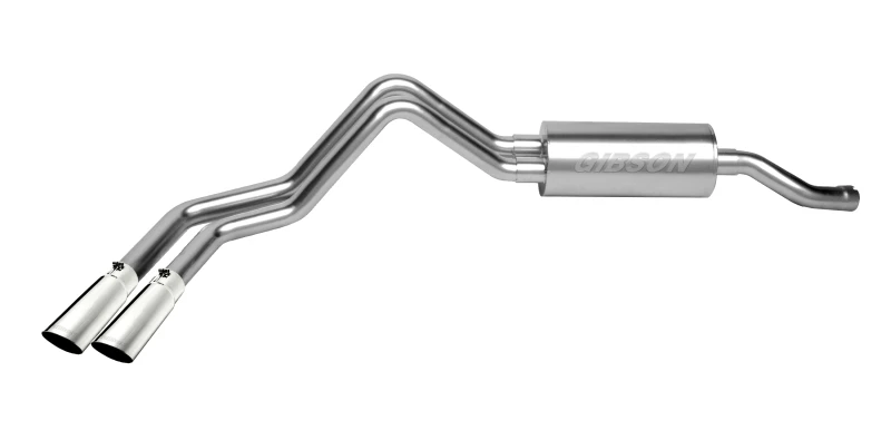 Gibson 00-01 Chevrolet Tahoe Basis 4.8L 2.25in Kat-Back Dual Sport Auspuff - Edelstahl