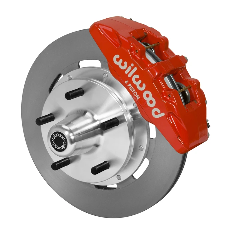 Wilwood kit front PINTO/MUSTANG ii 74-78 DP6 5X5.00 hub 12.19 rotor red