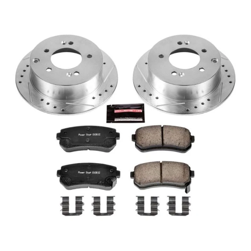 powerstop_K5915-67944cd06d96b Power Stop 10-13 Kia Forte Rear Z23 Evolution Sport Brake Kit