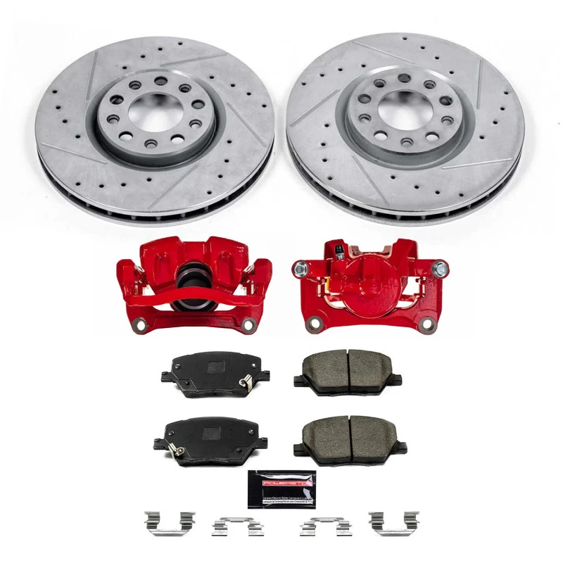 powerstop_KC7299-679458a3c35c8 Power Stop 16-18 Fiat 500X Front Z23 Evolution Kit w/Calipers
