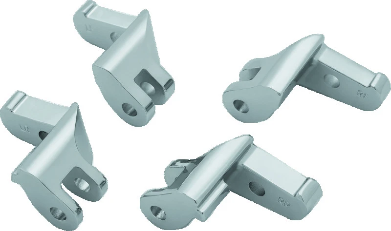 Kuryakyn Floorboard Relocator Brackets für 97-16 Touring Chrome