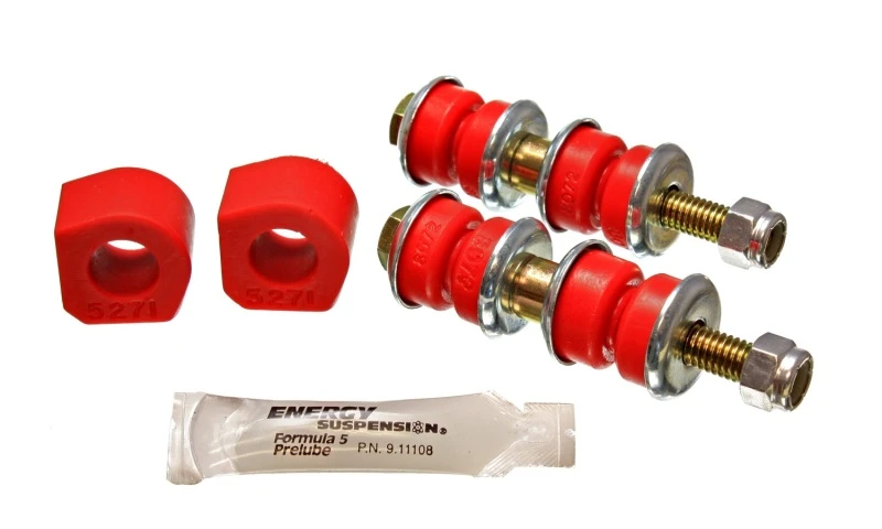 Energy Suspension 84-87 Honda Civic/CRX Rot 16mm Vorderer Stabilisatorbuchsen (Stabilisator-Link-Buchsen und