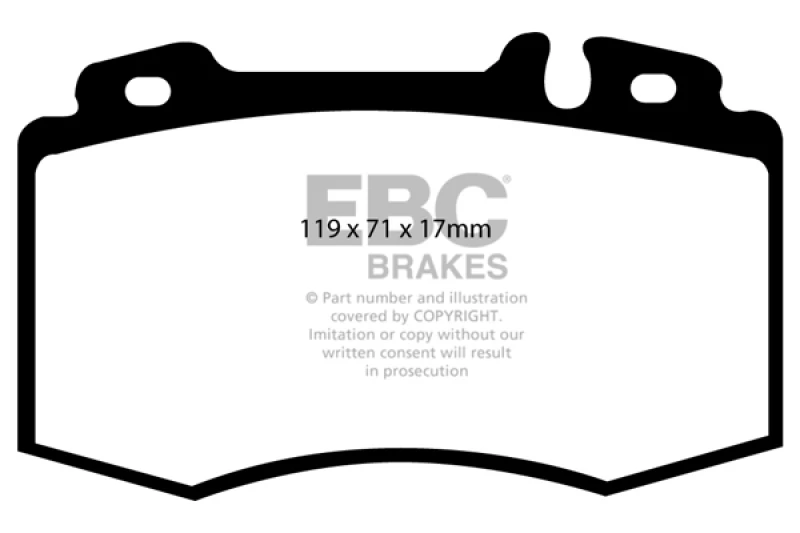 ebc_DP61363-67931f73ac5e7 EBC 02-04 Mercedes-Benz C32 AMG (W203) 3.2 Supercharged Redstuff Front Brake Pads