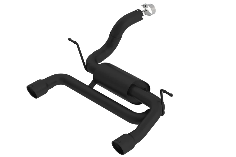Borla 18-19 Jeep Wrangler JL/JLU 2.0L 4-Zyl. 2DR/4DR Achs-Abgasanlage S-Typ mit 3,5 Zoll Endrohren - Schwarz