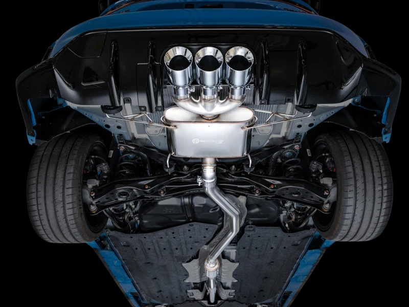 AWE Tuning 2023 Honda Civic Type R FL5 Touring Edition Auspuffanlage mit dreifachen Chrom-Silber-Spitzen