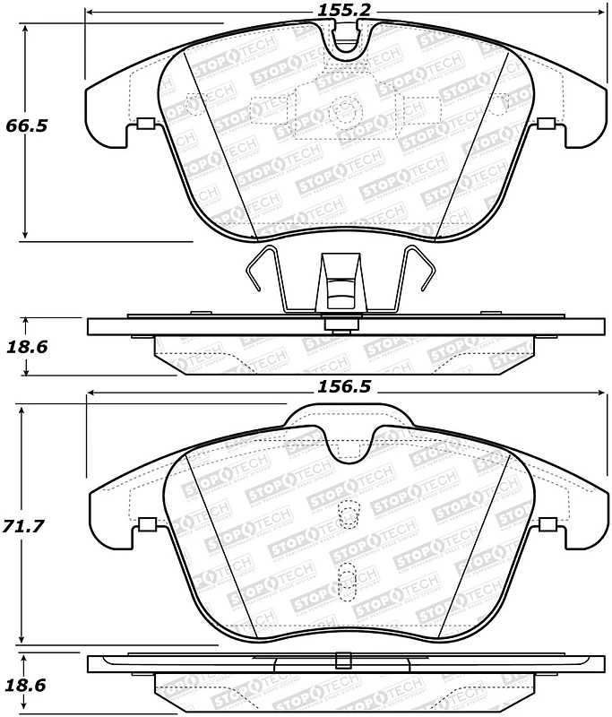 StopTech Street Brake Pads