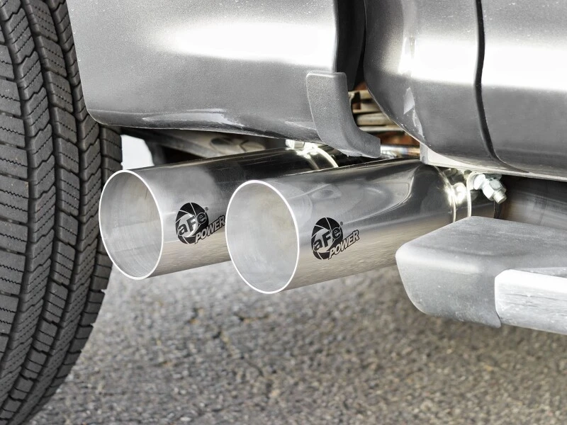 aFe Rebel 3 Zoll 409 SS Kat-Back Auspuff 2021 Ford F-150 V6 2,7L/3,5L (tt)/V8 5,0L mit polierten Spitzen