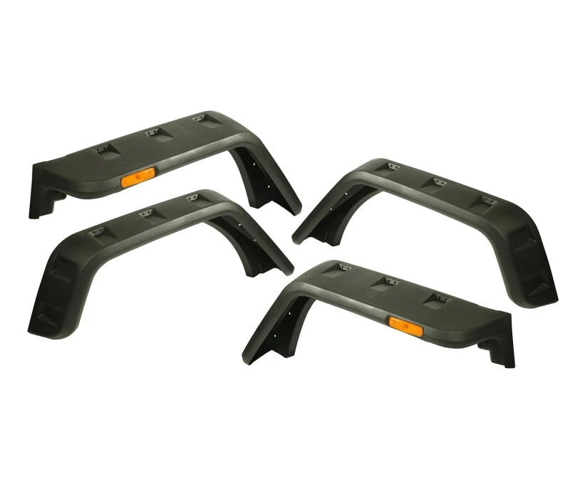 Rugged Ridge Hurricane Fender Flare Kit EU Texturiert 07-18 Jeep Wrangler JK