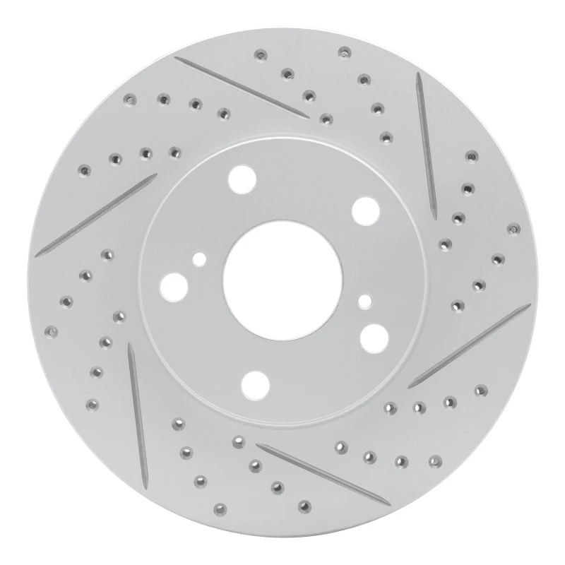 DFC 92-06 Lexus ES300 Front Right Drilled & Slotted Geoperformance Rotor