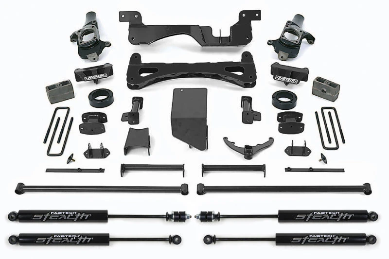 Fabtech 01-10 GM C/K2500HD 6-Zoll-Perf-System mit Stealth