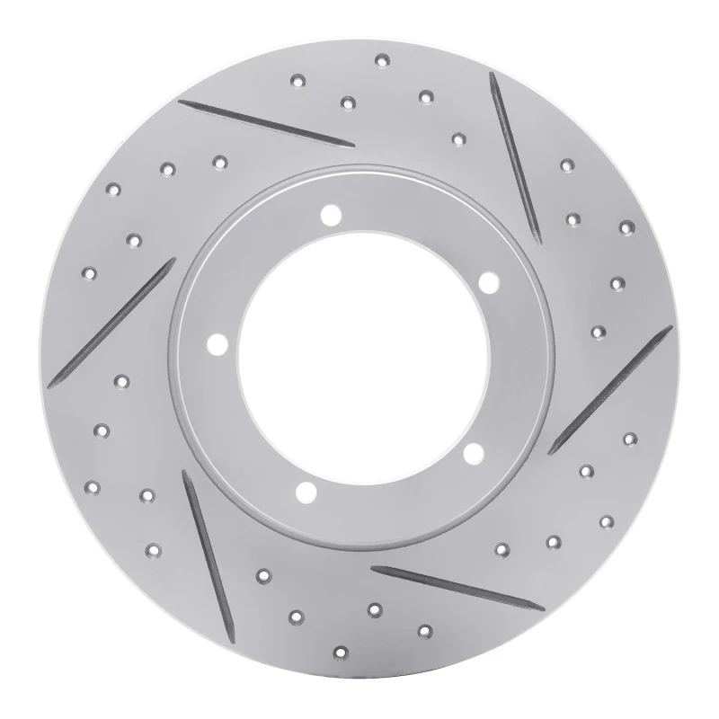 DFC 65-76 Porsche 911 Front Right Drilled & Slotted Geoperformance Rotor