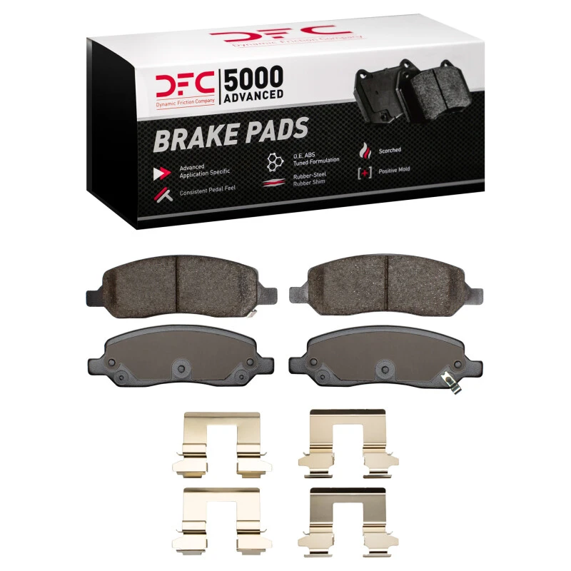 DFC 06-11 Buick Lucerne Rear 5000 Advanced Ceramic Brake Pads and Hardware Kit