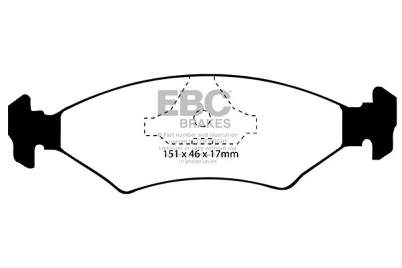 ebc_DP2415-6793201ed96de EBC 93-97 Kia Sephia 1.6 Ultimax2 Front Brake Pads