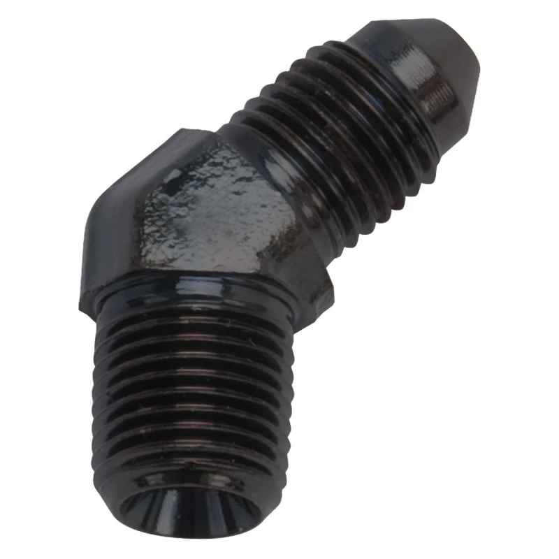 Russell Performance -3 AN SAE Bremse Adapter Fitting (Schwarz)